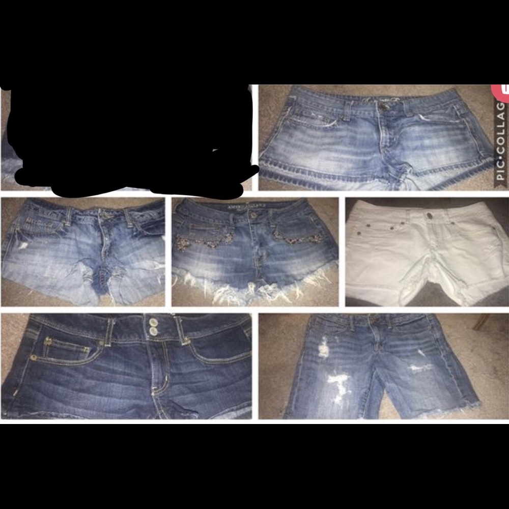 Lot of 6, ladies American Eagle Shorts, size 6